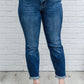 Judy Blue London Midrise Cuffed Boyfriend Jeans