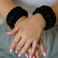 Lost in the Moment Headband and Wristband Set in Black