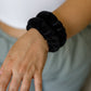 Lost in the Moment Headband and Wristband Set in Black