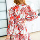 Lotus Blossom V-Neck Dress