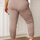 Lounge A Lot Cargo Sweatpants in Mocha