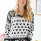 Love And The Holidays V-Neck Top