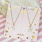 PREORDER: Love Bunny Enamel Necklace Set