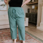 Love Me Dearly High Waisted Pants in Jade