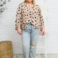 Lovely Days Long Sleeve Blouse in Beige