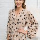 Lovely Days Long Sleeve Blouse in Beige