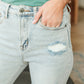 RISEN Love on Top Distressed Jeans