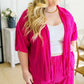 Low Key Perfect Plisse Set in Hot Pink