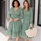 Lucky Day Dress In Green