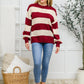 Lucky Strike Top In Burgundy