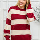 Lucky Strike Top In Burgundy