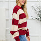 Lucky Strike Top In Burgundy
