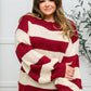 Lucky Strike Top In Burgundy