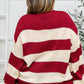 Lucky Strike Top In Burgundy