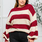 Lucky Strike Top In Burgundy
