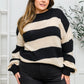 Lucky Strike Top in Black Stripe