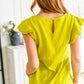 Lucy Layered Ruffle Cap Sleeve Blouse