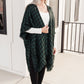 Lumber Jill Wrap in Black/Green