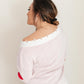 Luscious Lips Top in White