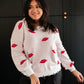 Luscious Lips Top in White
