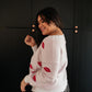 Luscious Lips Top in White