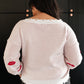 Luscious Lips Top in White