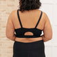 Lux & Plush Sports Bra in Onyx