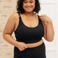 Lux & Plush Sports Bra in Onyx