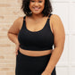Lux & Plush Sports Bra in Onyx
