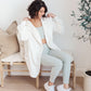 RACK SALE At The Lodge Fuzzy Cardigan in Off White - MEDIUM