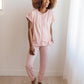 Luxurious Loungewear Joggers In Blush