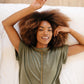 Luxurious Loungewear Top In Olive