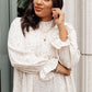 Madeline Polkadot Top in Ivory