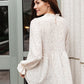Madeline Polkadot Top in Ivory