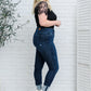 Judy Blue Maeve Mid-Rise Dark Wash Cuffed Skinny