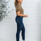 Judy Blue Maeve Mid-Rise Dark Wash Cuffed Skinny