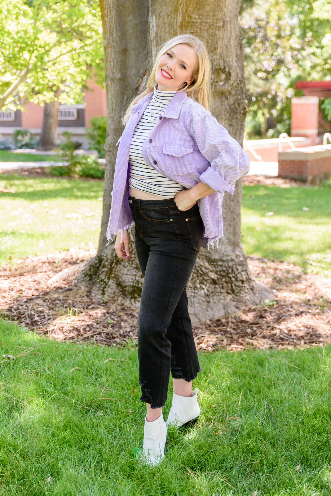 Main Stage Jacket In Purple