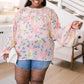 Maisy Floral Blouse in Peach