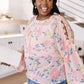 Maisy Floral Blouse in Peach