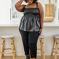 Make my Mark Faux Leather Tank