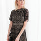 Malina Lace Dress in Black