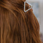Marbled Triangle Claw Clip