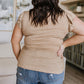 Maren V-Neck Ruffle Sleeve Top