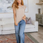 Maren V-Neck Ruffle Sleeve Top