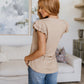 Maren V-Neck Ruffle Sleeve Top