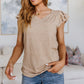 Maren V-Neck Ruffle Sleeve Top