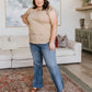 Maren V-Neck Ruffle Sleeve Top