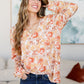Marigold Dreams Floral Blouse