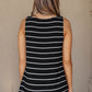 Marina Stripe Tank in Black