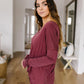 Mauve Modal Twist Top